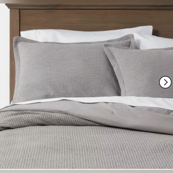 Washed Waffle Weave Duvet Cover & Sham Set - Threshold™ - Picture 1 of 6